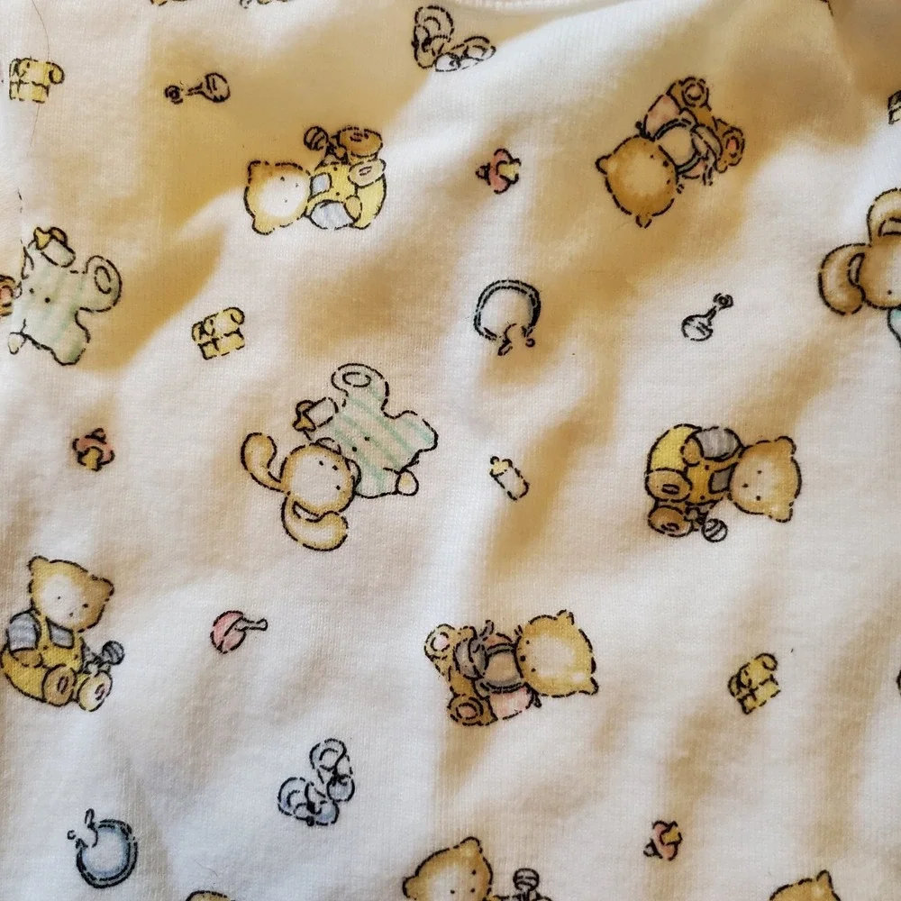 Miniwear Baby All Over‎ Print Bear Animal Bodysuit Outfit Small